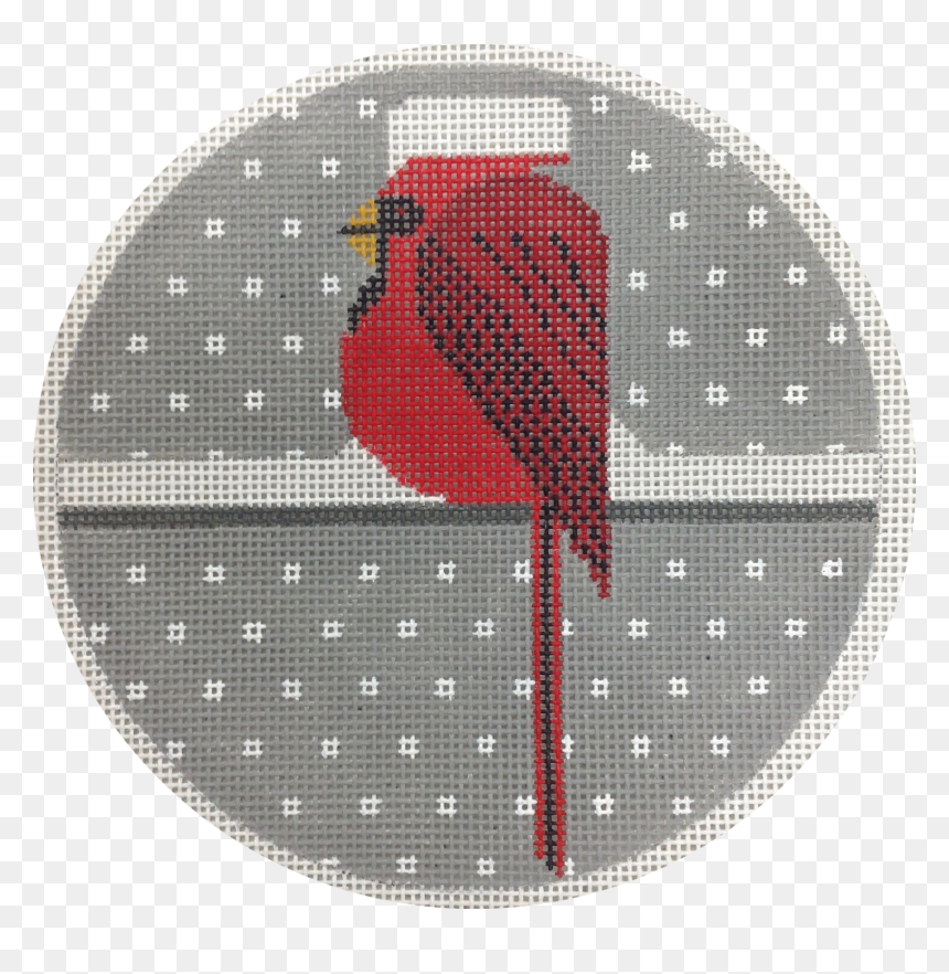 Cool Cardinal - Cross-stitch, HD Png Download - cool cross png