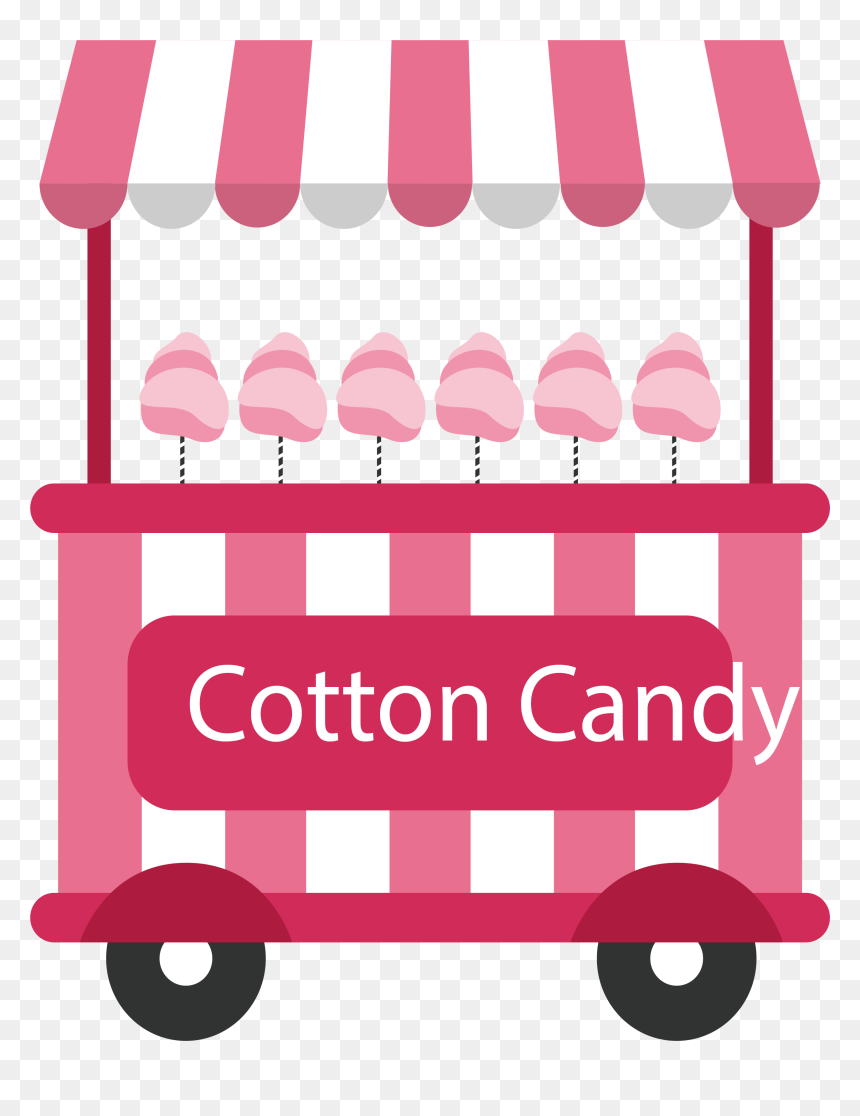 Transparent Service Station Clipart - Cotton Candy Car, HD Png Download - kawaii candy png