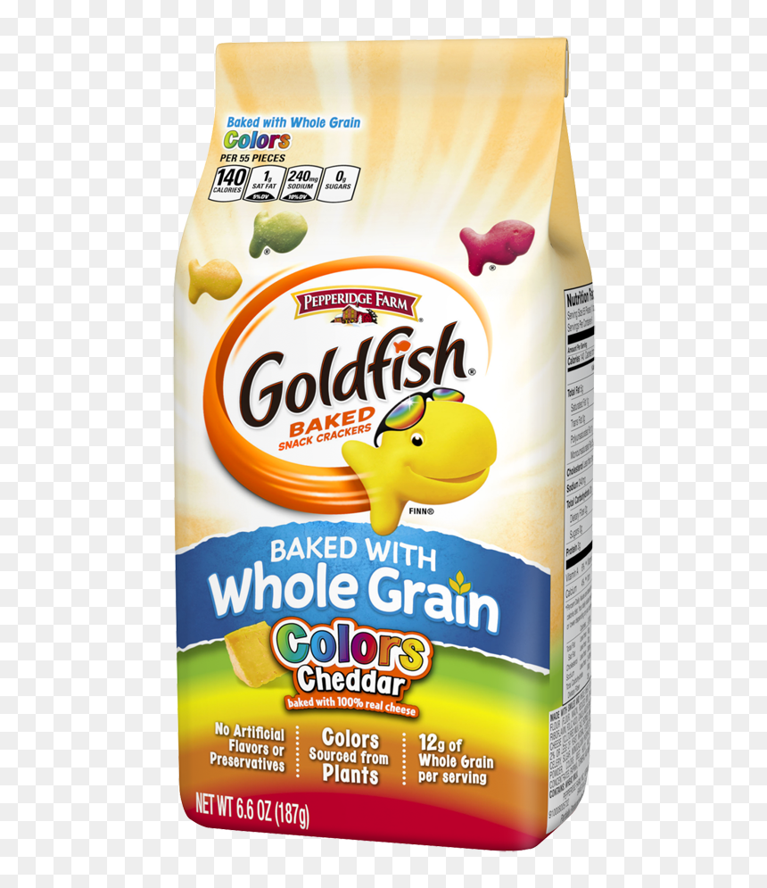 Goldfish Whole Grain Colors, HD Png Download - goldfish snack png
