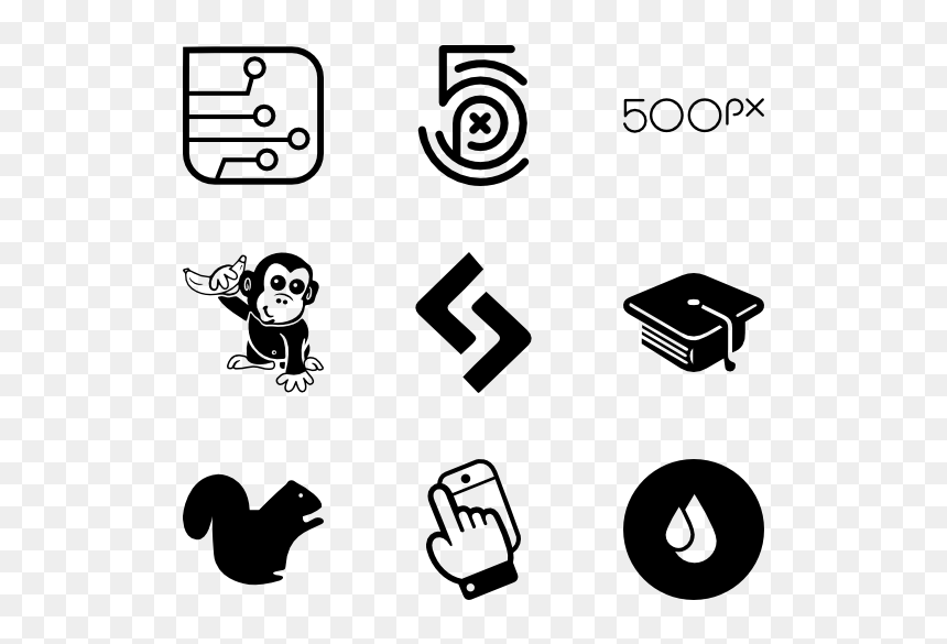 Clip Art, HD Png Download - squirrel silhouette png