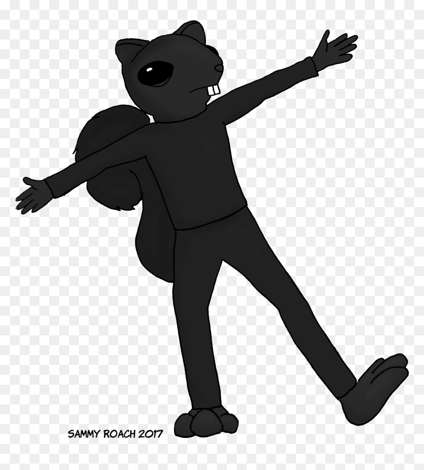 London Ontario Halloween Metal Tree - Cartoon, HD Png Download - squirrel silhouette png