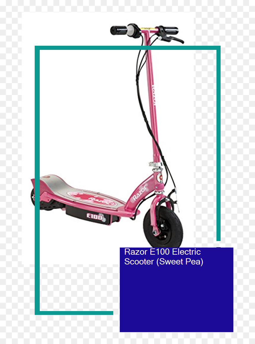 Electric Girls Scooter, HD Png Download - razor scooter png