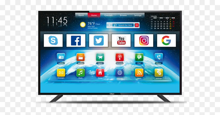 Smart Tv Innova 50, HD Png Download - tube tv png