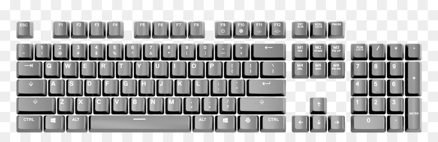 Keyboard Keycap Sets-us - Logitech G413 Silver Tr, HD Png Download - scale bar png