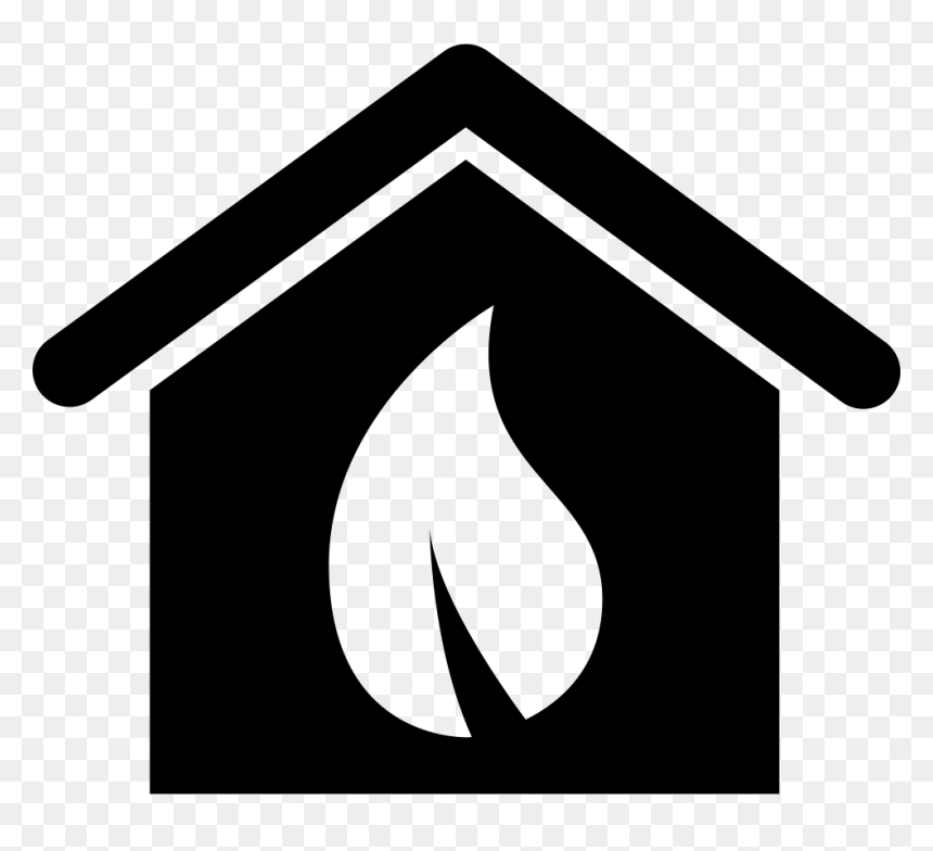 Ecologic House Building With Leaf Symbol - Leaf Building Icon, HD Png Download - leaf symbol png