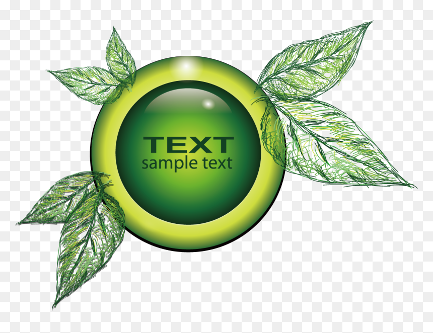 Decorative Leaf Png Transparent Image - Emblem, Png Download - leaf symbol png