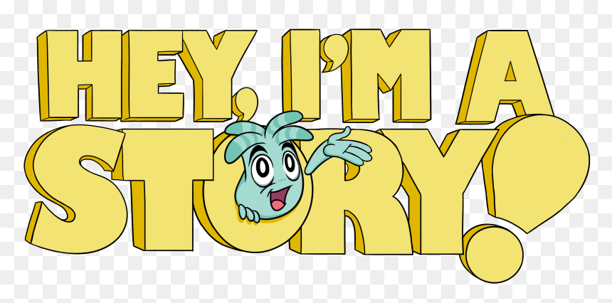 Hey Im A Story - Cartoon, HD Png Download - hey png