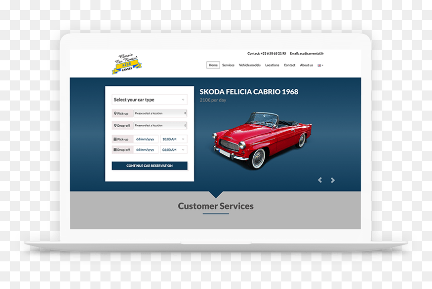 Antique Car, HD Png Download - macbook mockup png