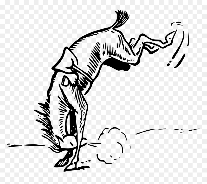 Clipart Horse Falling Down, HD Png Download - falling man png