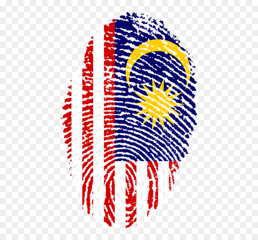 Malaysia, Flag, Fingerprint, Country, Pride, Identity - Malaysia Png, Transparent Png - malaysia flag png