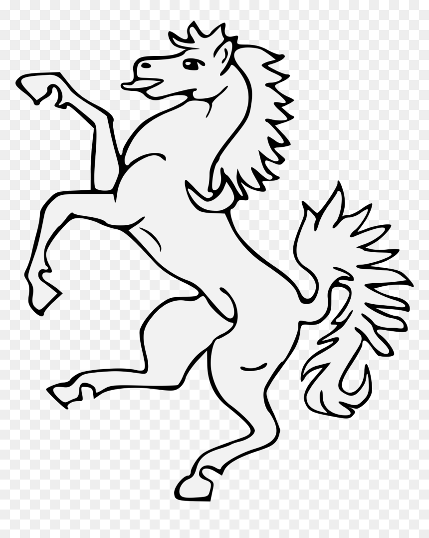 Horse Rampant, HD Png Download - horse tail png
