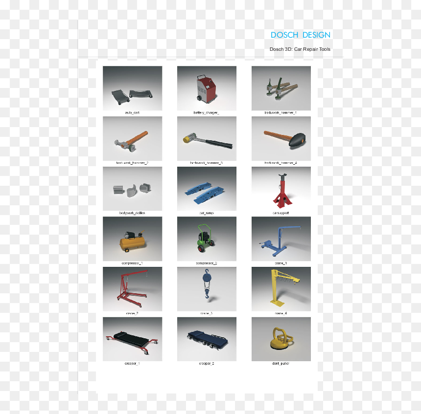 Car Repair Tools 3d Model, HD Png Download - mechanic tools png