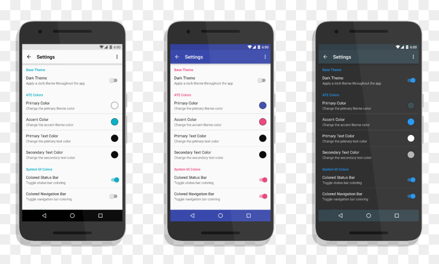 Android App Color Theme, HD Png Download - android status bar png