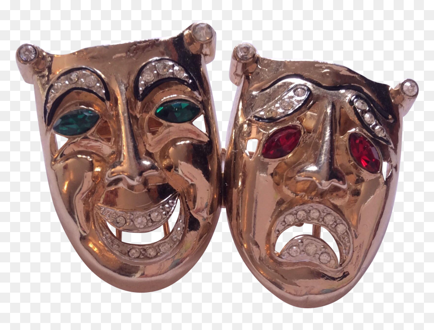 Face Mask, HD Png Download - comedy and tragedy masks png