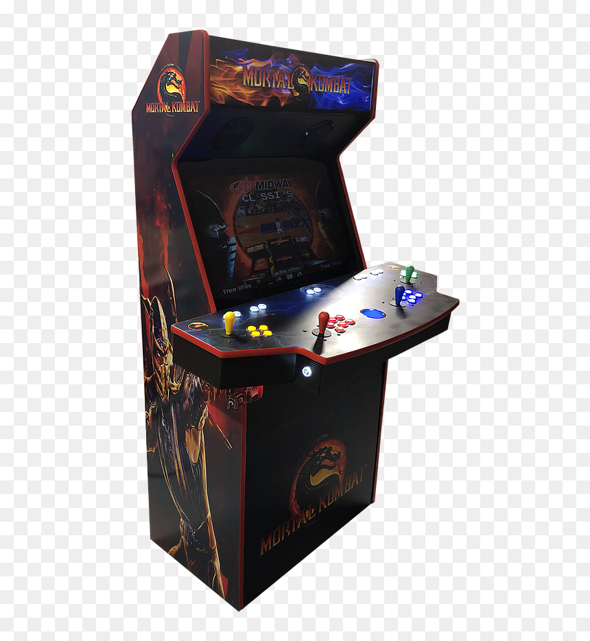Video Game Arcade Cabinet, HD Png Download - arcade cabinet png