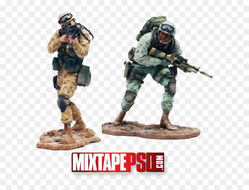 Mcfarlane Military Marine Recon, HD Png Download - army men png
