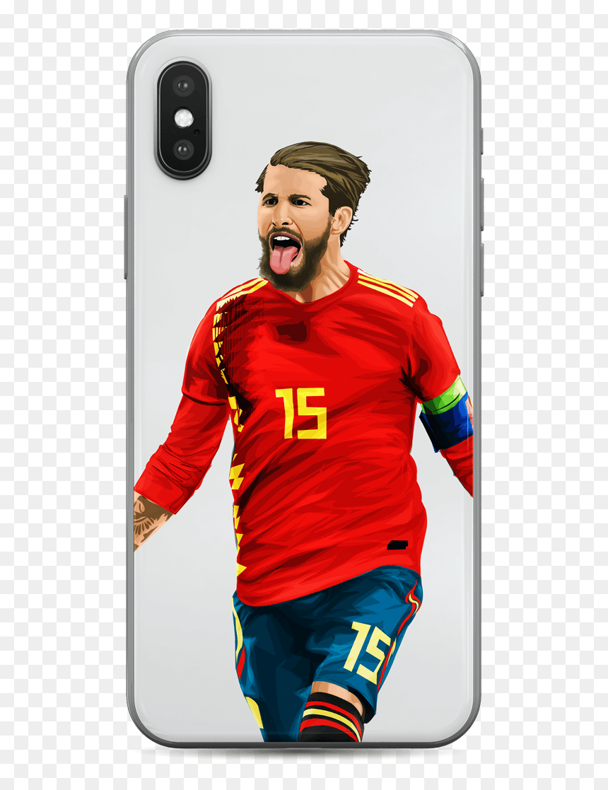 Super Sergio Ramos Penalty Vs Sweeden - Mobile Phone Case, HD Png Download - sergio ramos png