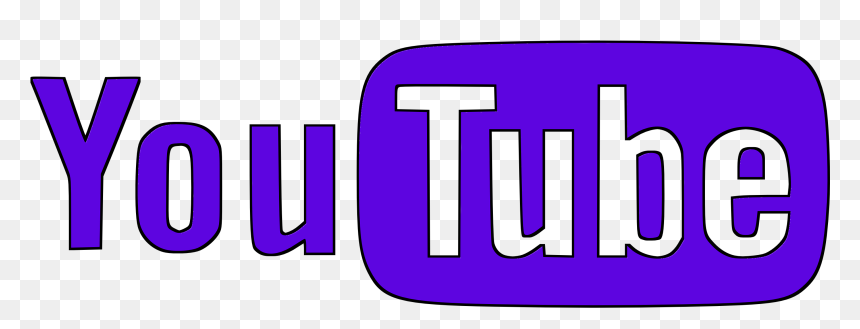 Logo Youtube Violet, HD Png Download - internet symbol png