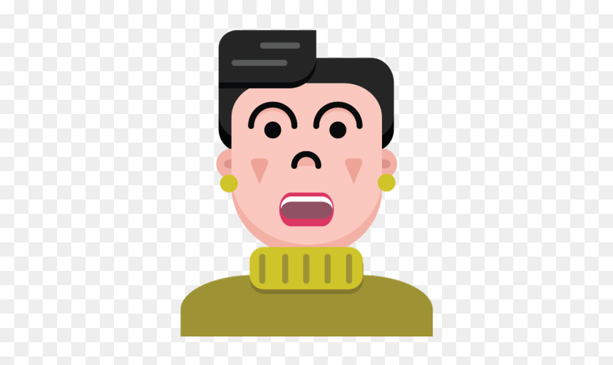 Weird-grandma - Cartoon, HD Png Download - weird face png
