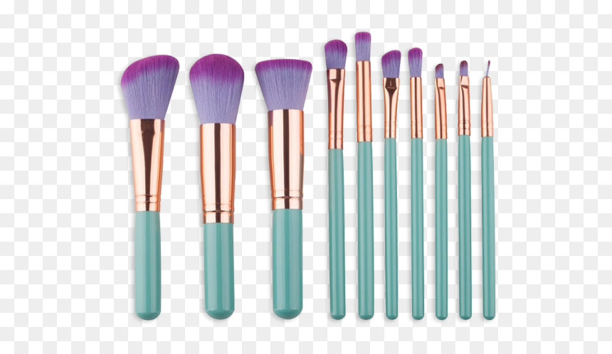 Makeup Brushes Png - Make Up Brush Set In Shopee, Transparent Png - photoshop brushes png