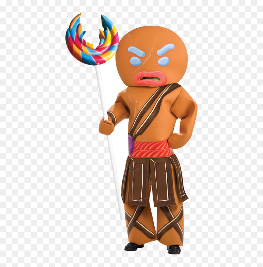 Transparent Shrek Gingerbread Man Png - Gingerbread Man Warrior Costume, Png Download - shrek gingerbread man png
