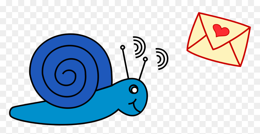 Big Image Png - Snail Mail Clipart Png, Transparent Png - email clipart png