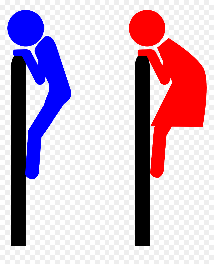 Standing,human Behavior,silhouette - Drenge Og Pige Tegn, HD Png Download - soccer silhouette png