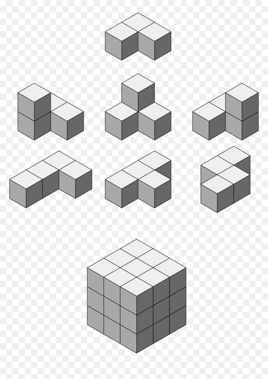 Soma Cube Png, Transparent Png - cube png