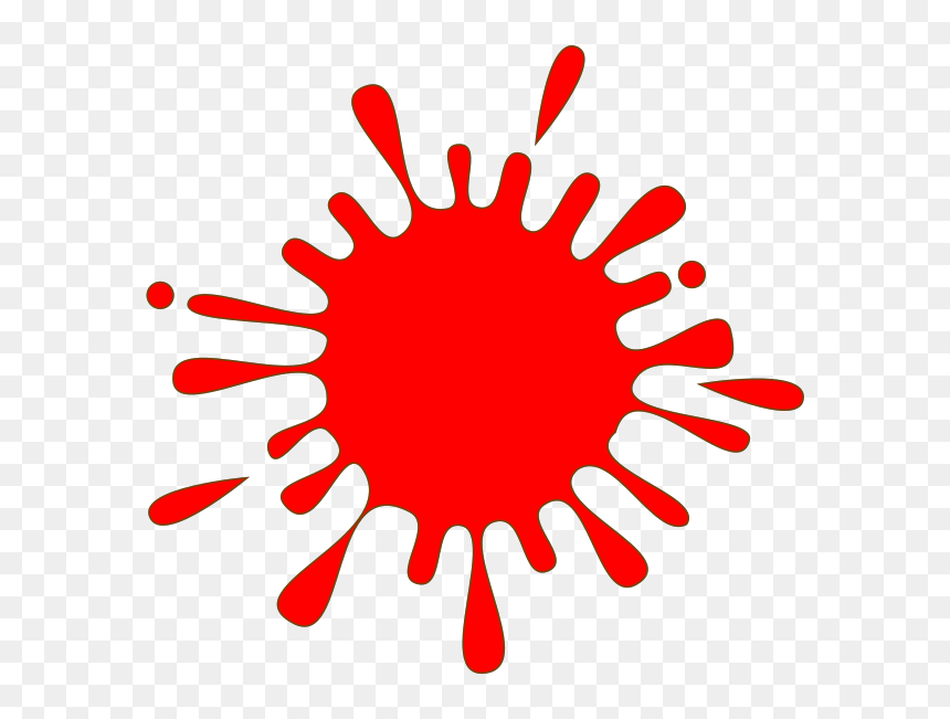 Yellow Color Splash Png, Transparent Png - splat png