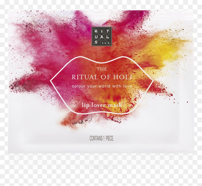 Rituals Holi Lip Mask, HD Png Download - holi colour png