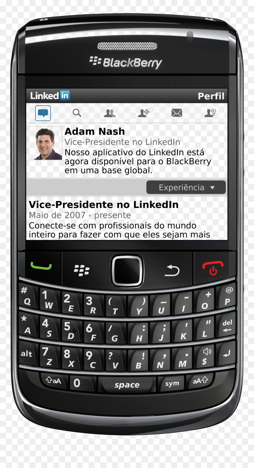 Blackberry Bold 9700, HD Png Download - mobile clipart png