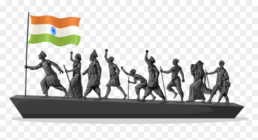 Indian Freedom Struggle, HD Png Download - bhagat singh png
