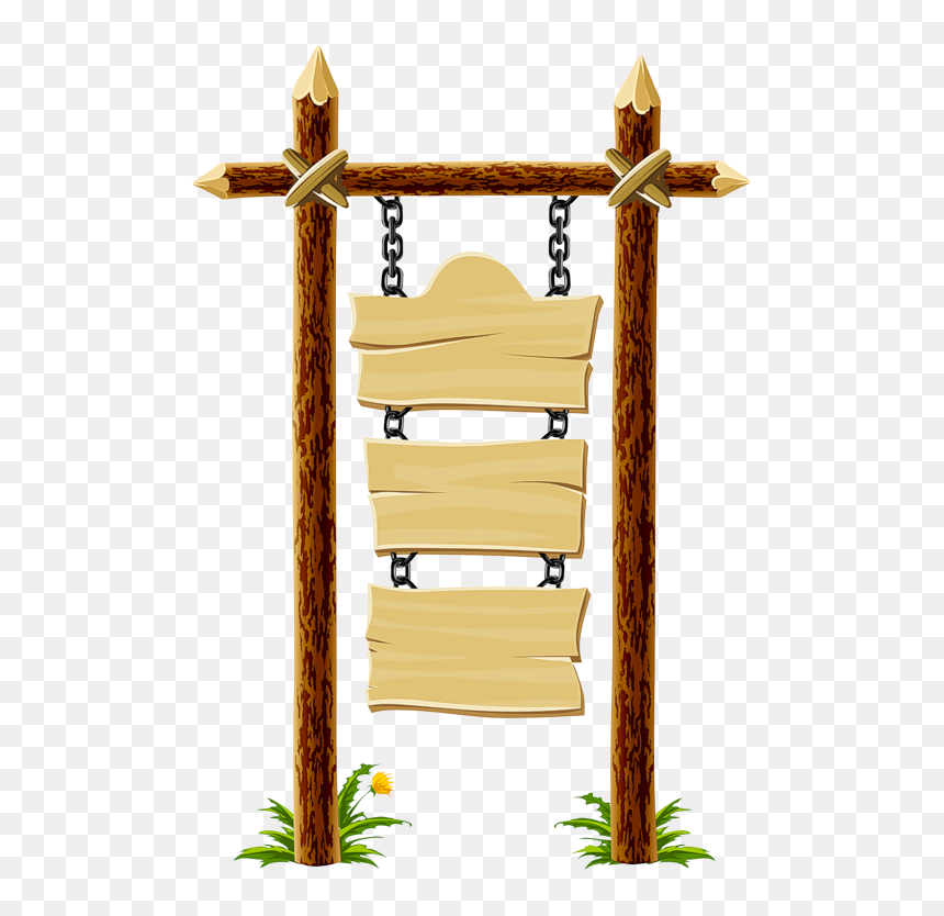 Wooden Street Sign Clipart, HD Png Download - wooden sign png