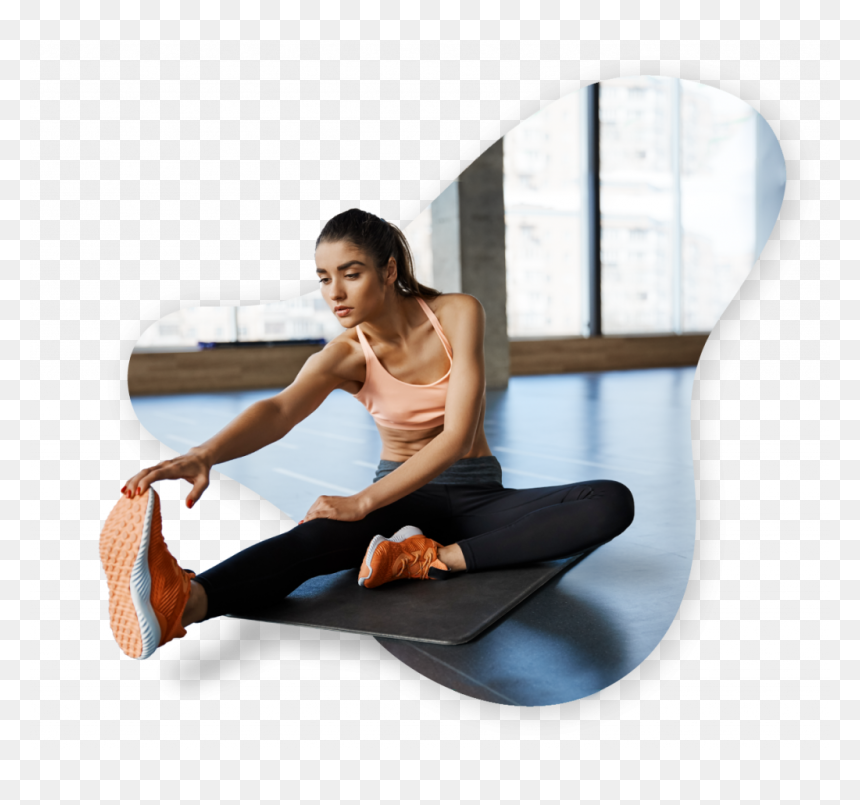 Sitting, HD Png Download - fitness png