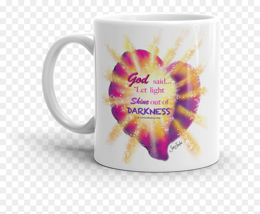 Bake The World A Better Place Mug, HD Png Download - light shine png