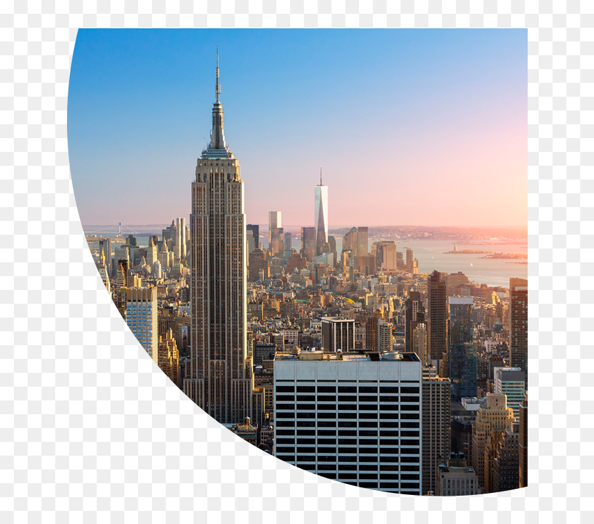 Empire State Building, HD Png Download - city skyline png