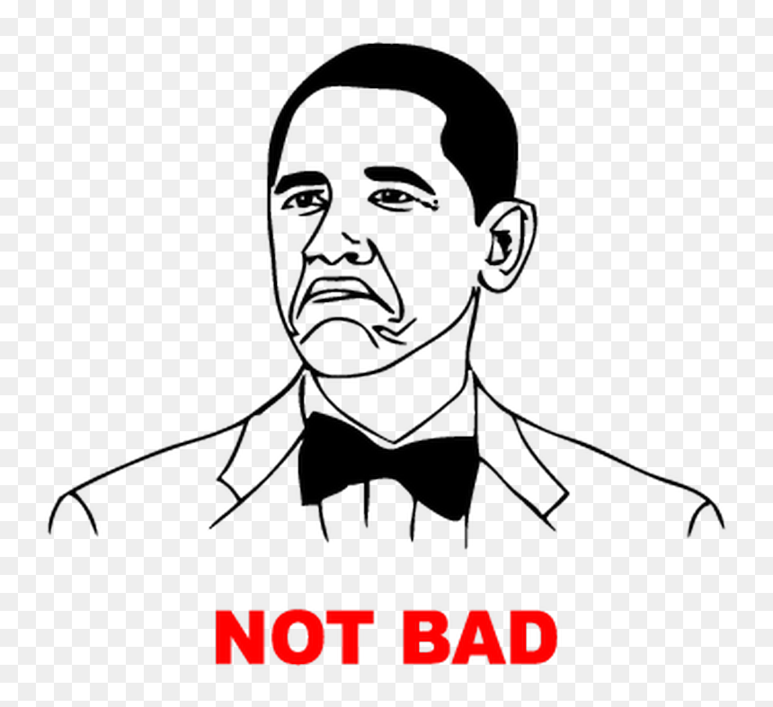 Not Bad Obama Transparent, HD Png Download - obama png