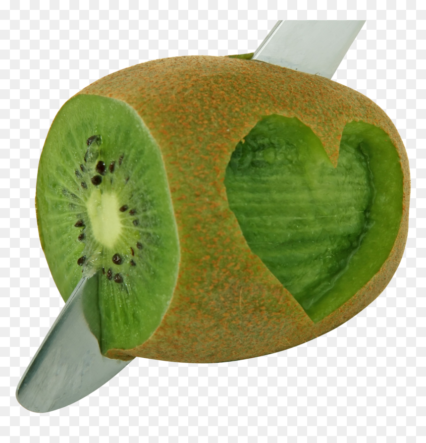 Kiwifruit, HD Png Download - heart shape png