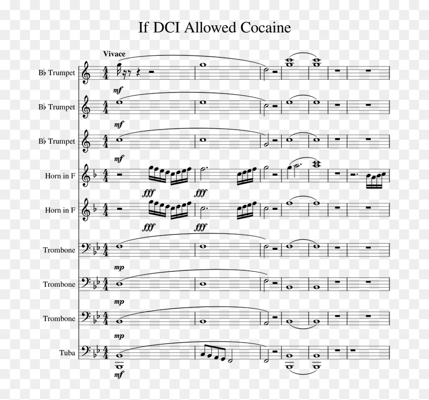 Sheet Music, HD Png Download - cocaine png