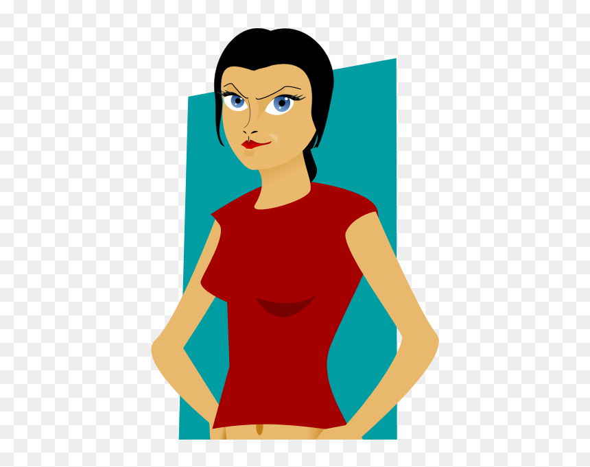 Angry Girl Clipart Png, Transparent Png - obama png