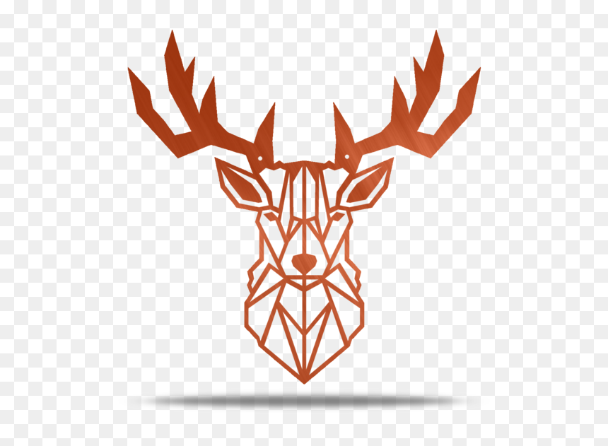 Tete De Cerf Geometrique, HD Png Download - rust png