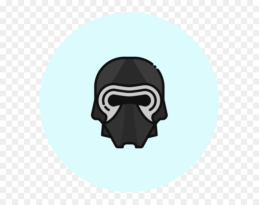 Skull, HD Png Download - kylo ren png