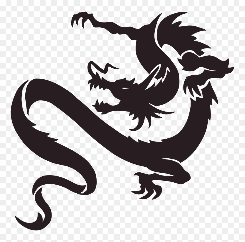 Dragon Tattoo, HD Png Download - chinese dragon png