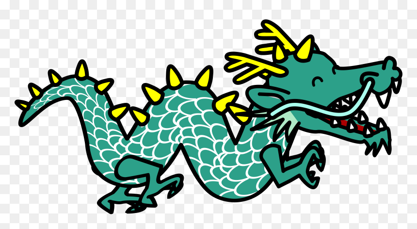 Clip Art Chinese Dragon, HD Png Download - chinese dragon png