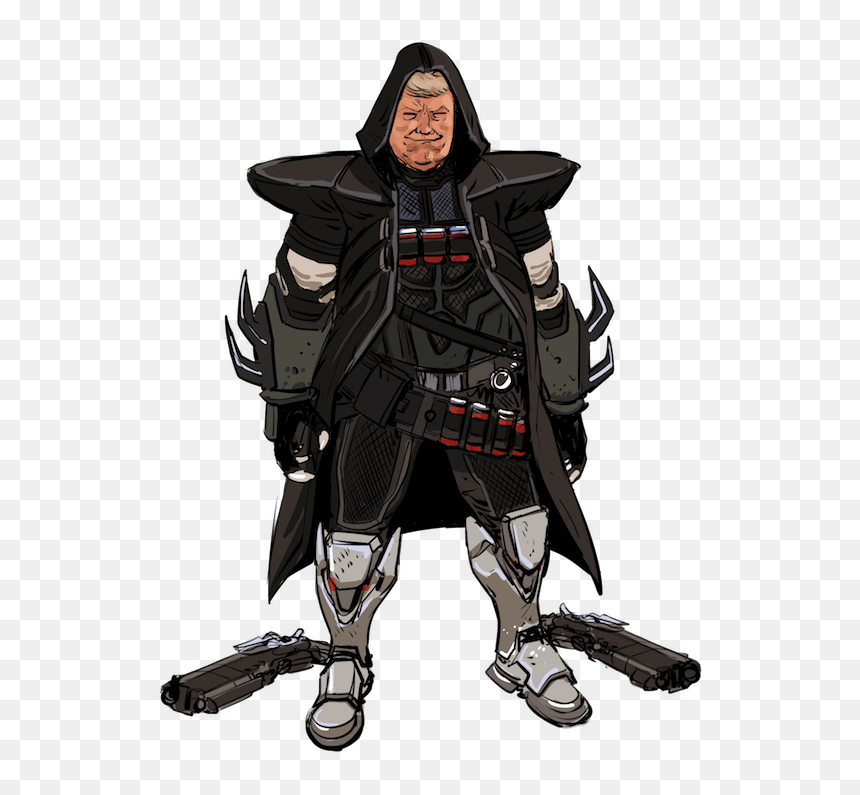Donald Trump As Overwatch, HD Png Download - hanzo png