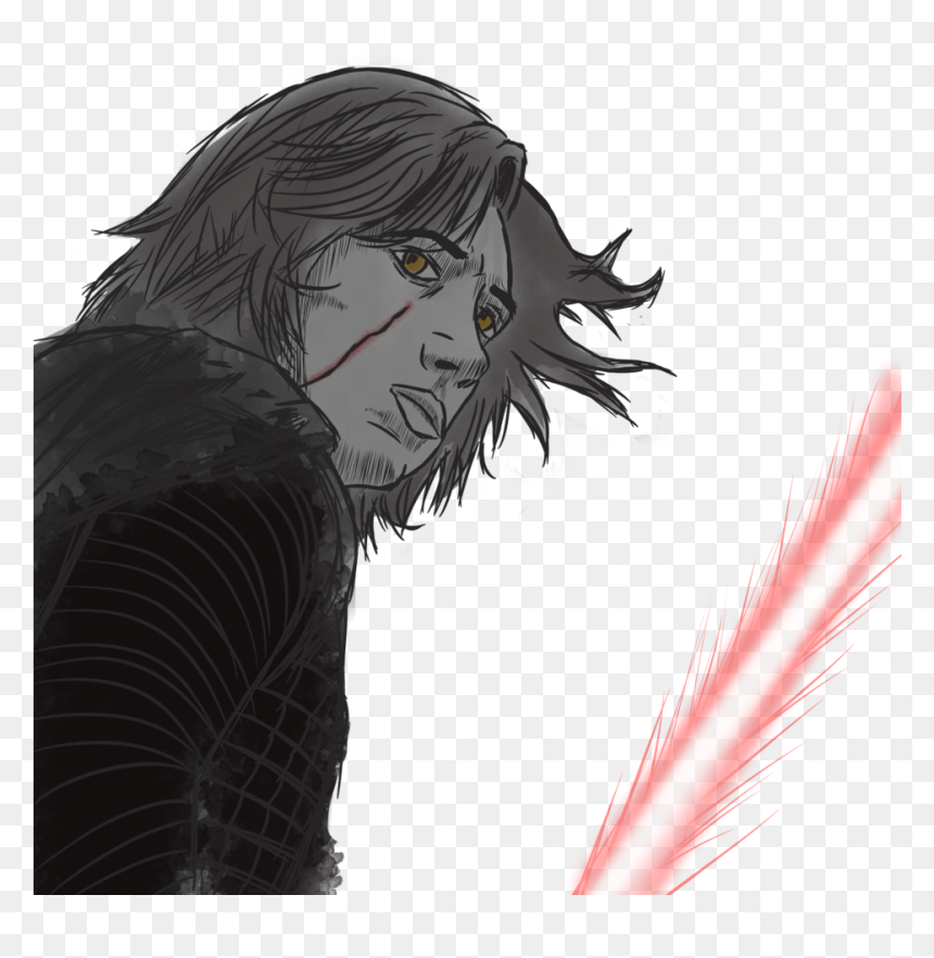 Star Wars Viii - Illustration, HD Png Download - kylo ren png