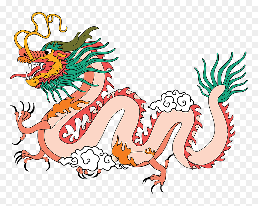 Grabados Chinos Dragones, HD Png Download - chinese dragon png