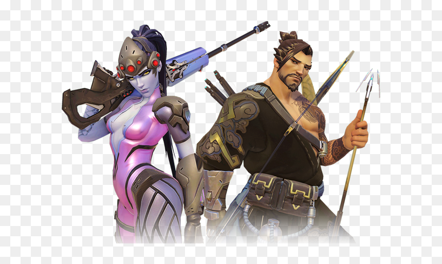 Overwatch Widowmaker Png, Transparent Png - hanzo png