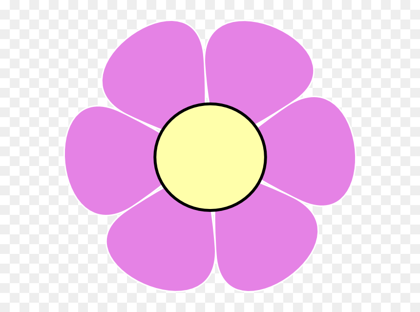 Flowers Clip Art Red, HD Png Download - purple flowers png