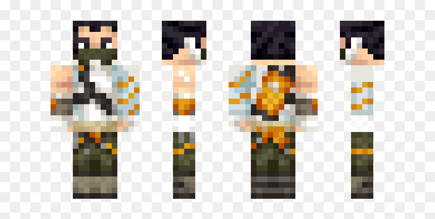 Hanzo Skin Minecraft, HD Png Download - hanzo png